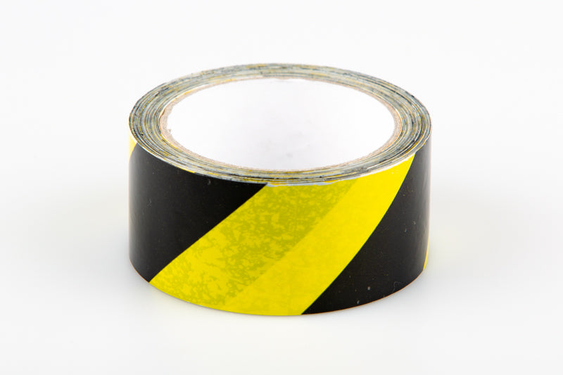 Safe Distance Black/Yellow Warning - Floor Tape